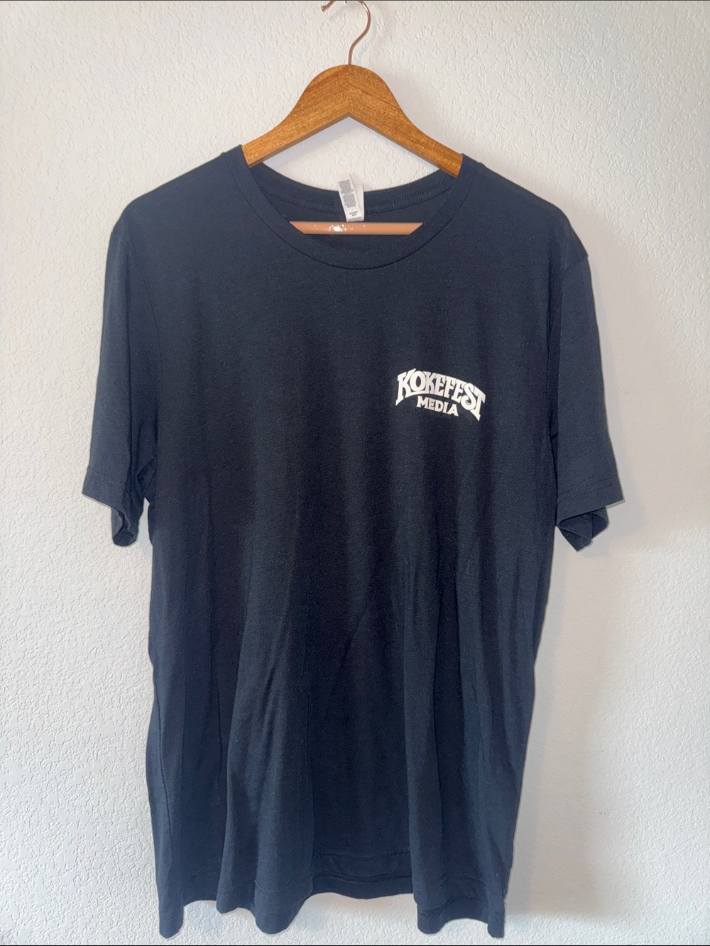 Vintage Men's XL Black Kokefest Graphic Tee Austin Texas
